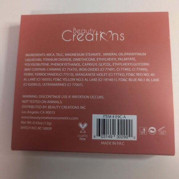 Beauty Creations | Cali Chic Eyeshadow Palette - Picture 7 of 7